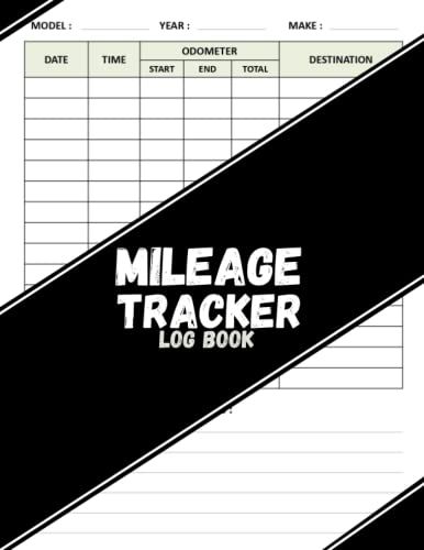 Mileage Tracker Log Book: Mileage Log Book To Record And Track Daily Mileage For Vehicle Expense ...