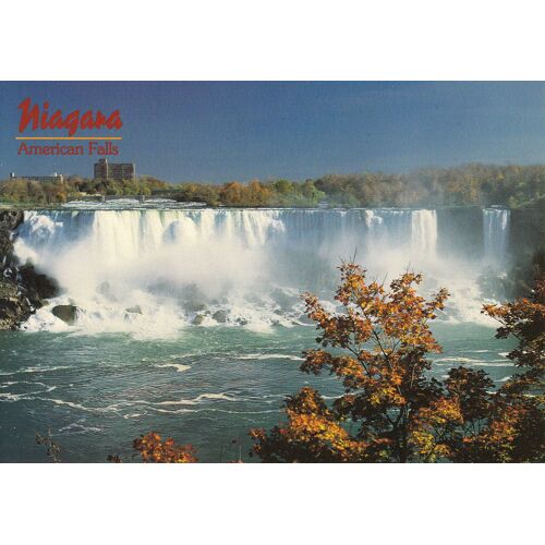 Chutes Du Niagara, " Perspective D'un Jour Ensoleillé Des Chutes Américaines Telles Qu'aperçues Du Côté Canadien ", Canada.