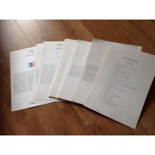 Notices Philatéliques 1984