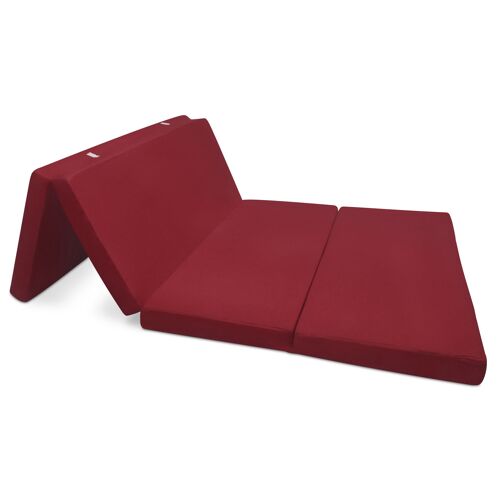 Beautissu Pouf Pliable Campix - Matelas Pliant De Voyage