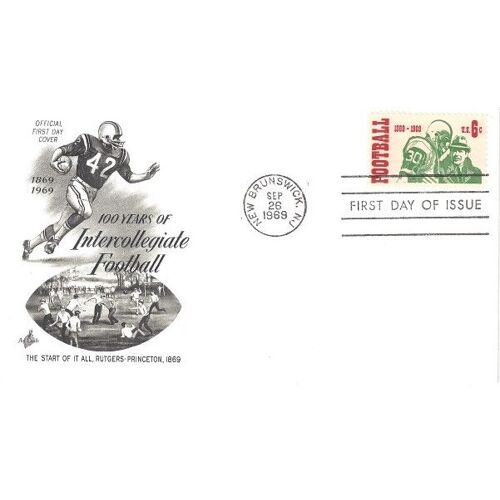 Enveloppe Premier Jour - Fdc - Usa - 1969 - Intercollegiale Football - Scott 1382