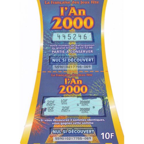 Ticket Fdj L'an 2000