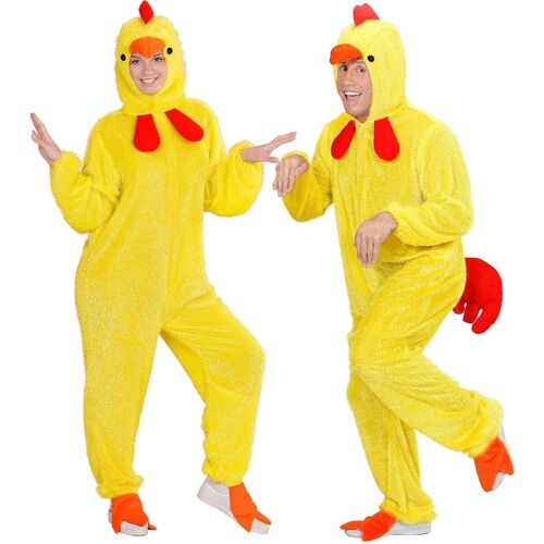 Déguisement Poussin Peluche Combi Jaune Adulte