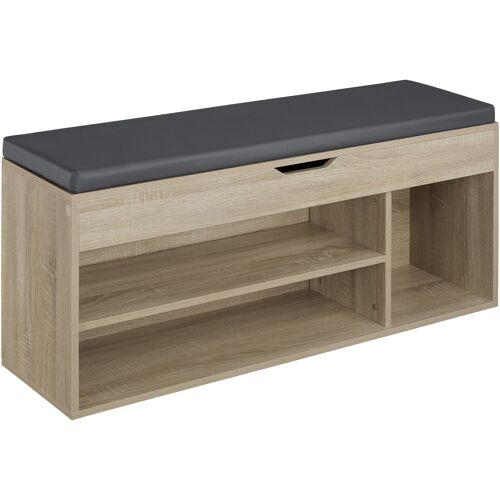 Banc À Chaussures Natalya - Imprimé Bois
