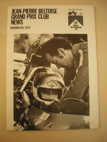 Jean Pierre Beltoise Grand Prix Club News 91973 