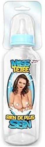 Cadeau de fête Adulte Humour Rigolo biberon Miss tétée (