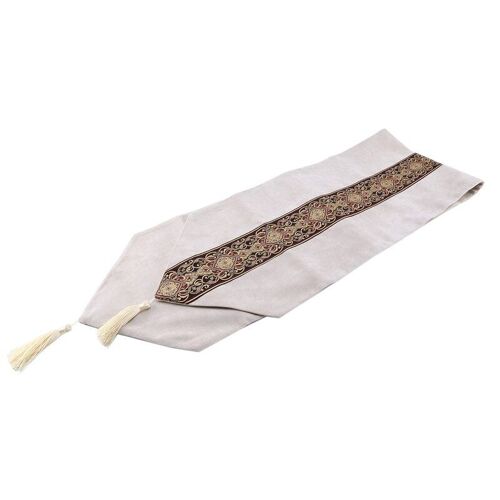 Phfu-Drapeau De Table À La Mode, Nouvelle Nappe De Table Basse Haut De Gamme, Couverture De Table En Losange, Décorations Pour La Maison, Beige