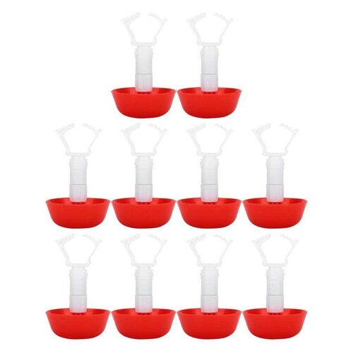 Abreuvoir Automatique Pour Volaille Poulet, 10 Pièces, Gobelets Suspendus, Accessoires De Ferme, Fontaine À Boire