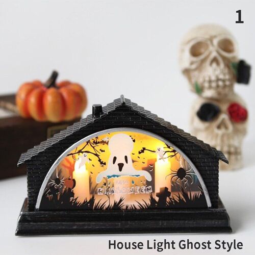 Lumières LED scintillantes de Simullation d'halloween rétro, 1 pièce, bougie de décoration de jardin pour maison et extérieur, accessoires de disposition d'atmosphère, fournitures de fête
