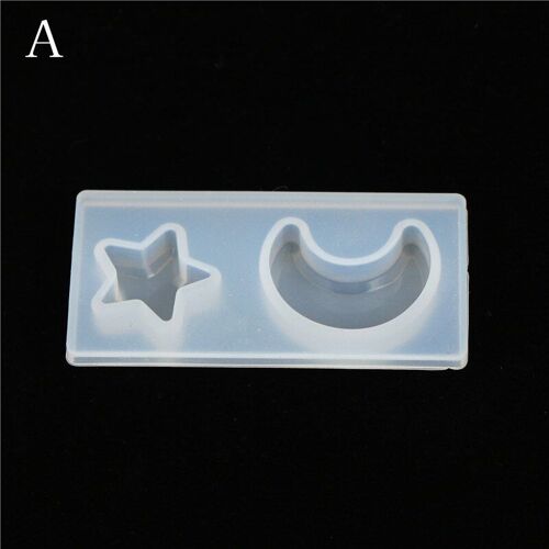 Moule Liquide En Silicone Pour Colllier Pendentif, Griffe De Chat, Lune, Étoile, Coeur, Résine, Diy, 1 Pièce
