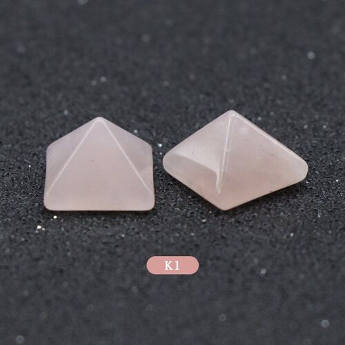 Mini Pyramide En Pierre Naturelle, Pierre Précieuse De Guérison, Quartz, Cristal, Ornement Pour La Maison, Grès Coloré, Décoration D'aquarium, Vente En Gros