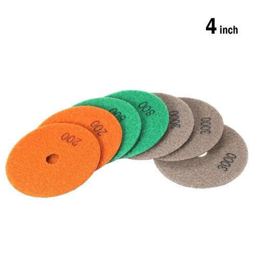 Tampons De Polissage À Sec En Diamaant, 7 Pièces/Ensemble 4 \