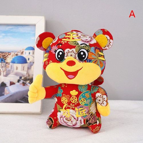 Peluche Du Tigre 2022, Jouet De Mascotte, Poupée Du Nouvel An Chinois, Jouets Du Zodiaque, Pendentif, Cadeau D'entreprise, Nouveauté