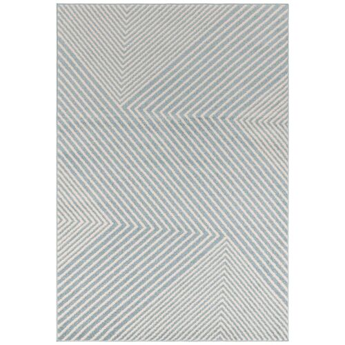 Tapis Tissé Plat Moderne Crossy 120x170 Cm Bleu Ciel - Novatrend