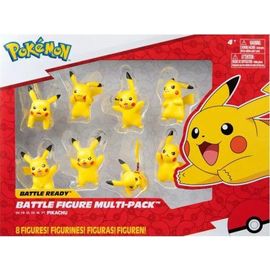 Coffret 8 Pokemon - 8 Figures Pikachu - Set Jouet Garçon Mulit Pack + 1 Carte Tigre