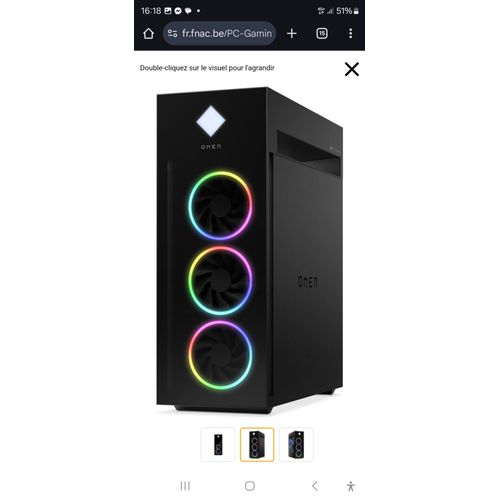 HP OMEN GT22-0304NB Intel Core i7-12700K - 3.6 Ghz - Ram 32 Go - SSD 1.512 To