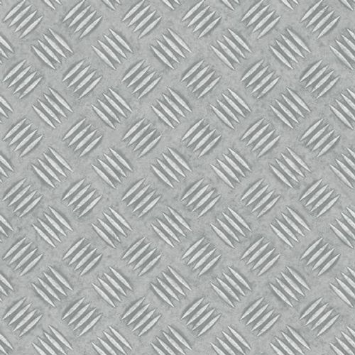 Sol Vinyle First - Imitation Tôle Métallique Grain De Riz - Échantillon 15x20 Cm