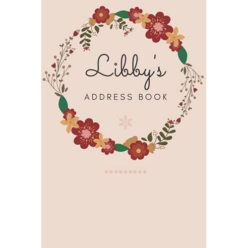 Address Book | Libby: Autumn Circle | 6 X 9 Inches | Names | Addresses | Phone Numbers | Emails | Social Media | Notes