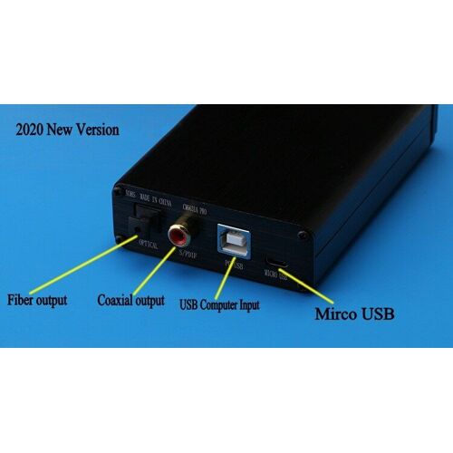 TypeB Interface numérique HIFI CM6631A 32 / 24 bits 192K, carte son USB vers I2S/SPDIF, sortie coaxiale, décodeur ES9023, mise à niveau Audio DAC Nipseyteko