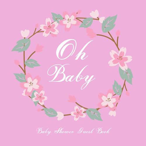 Oh Baby Rose Gold Baby Shower Guest Book: Parents Gift Tracker Log Keepsake Pages