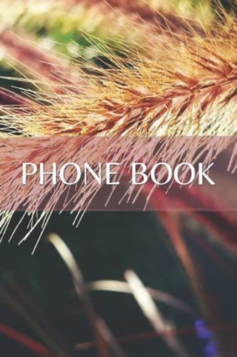 Phone Book: Phb-078-En-69 - Telephone Book With Alphabet Index (Names And Numbers : Phone/Mobile)