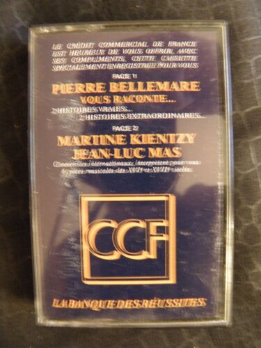 K7 Audio Publicitaire Du Ccf (Credit Commercial De France ) / Pierre Bellemare Vous Raconte