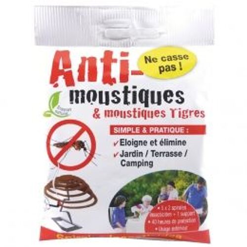 ANTI-MOUSTIQUES & MOUSTIQUES TIGRES "SPIRALES INSECTICIDES"
