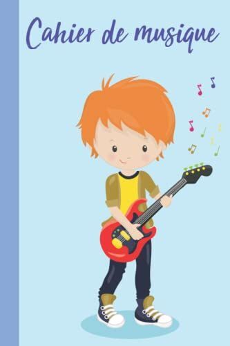 Cahier De Musique Petit Format 17x22 48 Pages: Musique Papier Cahier Petit Format 10 Portã©Es Par Page Couverture Moderne