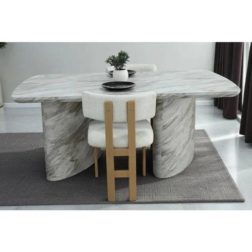 Lot De 4 Chaises Certosa Beige / Bois Claire