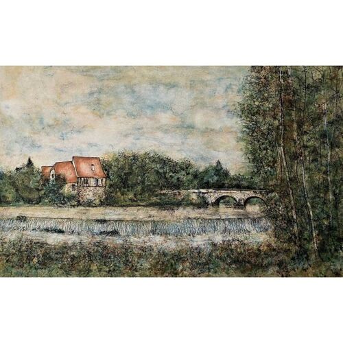 Bernard Gantner (1928 - 2018), Le Petit Pont De Pierre