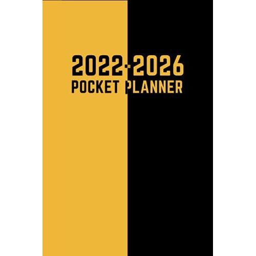 2022-2026 Pocket Planner: 5-Year Monthly Planner | Pretty Simple Planner For Staying On Track, Self Management & Personal Growth | Elegant Cover | Size 6" X 9"