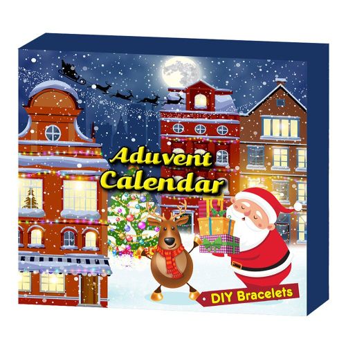 Kit De Bracelets De Noël Pour Enfants, Boîte De Perles En Verre, Jouets, Compte À Rebours, Boîte Aveugle, Cadeaux Pour Filles, Livraison Directe, #20