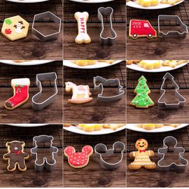 Mini Emporte-Pièces De Forme Géométtrique, Moule À Biscuits, Pour Pâtisserie, Fondant, Décoration, Ustensiles De Cuisson, Dessin Animé