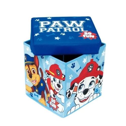 Pouf de Rangement - PAW PATROL - Paw Patrol - Bleu - Garçon - Coloré