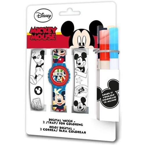 Disney Set De Montres Mickey Mouse Junior 23 Cm 4-Pièces