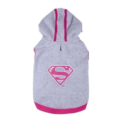 Sweat Pour Chiens Supergirl - Super Girl - Taille Xs - Gris - Chien