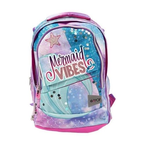 Sac à dos scolaire extensible round sirène GOPOP Giochi Preziosi