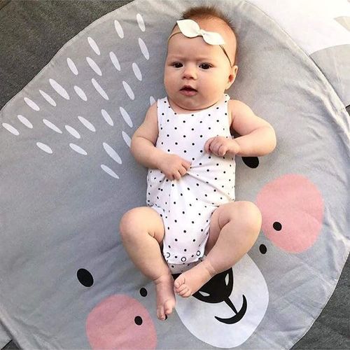 Tapis Ramper Bébé Tapis De Jeu Tapis Ramper De Enfants Rond Animaux Moquette Enfant Tapis Pour Fille Garçon(;Koala);