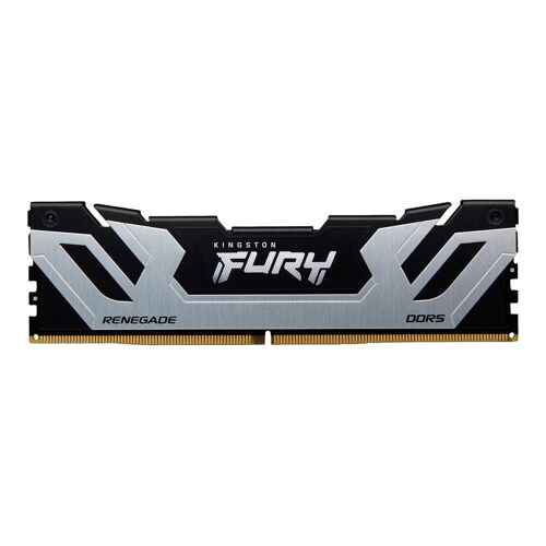 Kingston FURY Renegade - DDR5 - module - 24 Go - DIMM 288 broches - 4200 MHz / PC5-67200 - CL40 - 1.45 V - mémoire sans tampon - on-die ECC - noir et argent