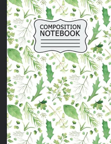 Mint Composition Notebook: Mint Composition Notebook, College Ruled Paper, Size 8x11 |120 Pages .
