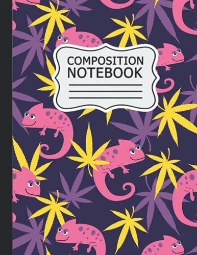 Chameleon Composition Notebook: Chameleon Composition Notebook, College Ruled Paper, Size 8x11 |120 Pages .