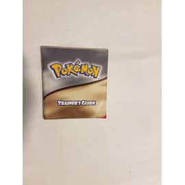 Pokemon trainer's guide version Or/Argent Gameboy Color