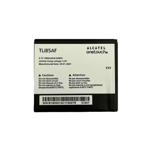 Batteria Di Ricambio Pila Tlib5af Alcatel One Touch 997d 1800 Mah