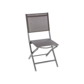 Chaise De Jardin En Aluminium Pliable Wengé/Tonka Essentia - Hespéride