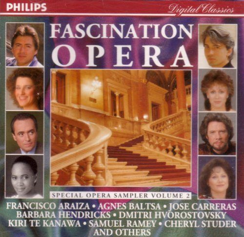 Weber Der Freischutz Karita Mattila Dir Davis Saint-Saens Agnes Baltsa Jose Carreras Mascagni Dmitri Hvorostovsky Bychkov Johann Strauss Kiri Te Kanawa Dir Previn Bizet Carmen Samuel Ramey Dir J Rudel