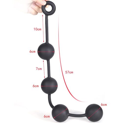 Petites Perles Anales En Silicone Pour Débutant, Boule De Plug Anal, Anneau De Traction, Stimulateur Anal, Perles Fesses, Point G, Produits Érotiques Pour Masturbation