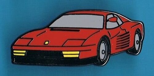 9147 // Pin's: Coupé Sport Ferrari Testarossa 512 Tr . (Corner Coinderoux Paris)