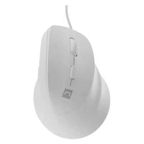 Souris optique Natec PE21415297 - 12800 dpi - Universelle - Couleur blanche