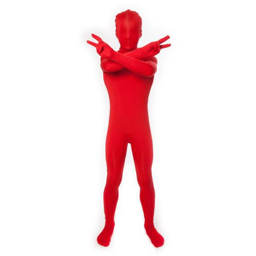 Déguisement Combinaison Rouge Enfant Morphsuits 8 À 10 Ans M (118-135 Cm)