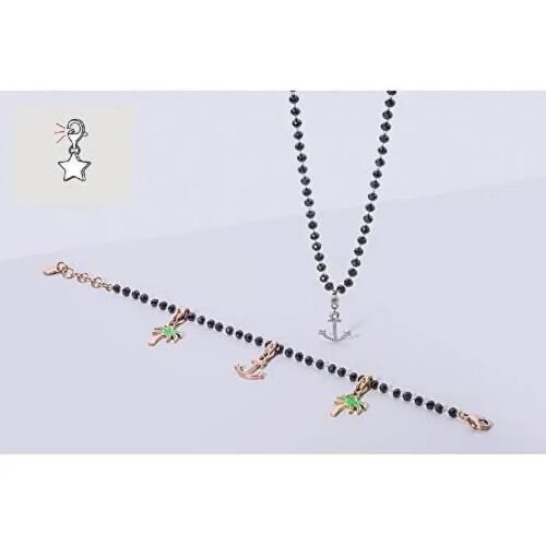 Bracelet Avec Perles Noires Happy Shac49